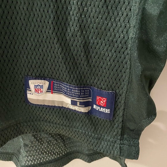 New York Jets football NFL Authentic Dark Green youth large Jersey - Picture 4 of 6